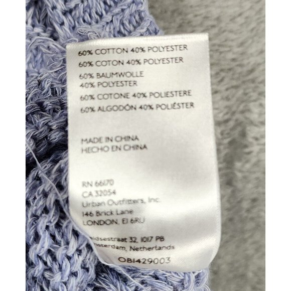 Anthropologie Pilcro Sweater Womens XSmall Blue Preppy Turtle Neck Tunic Top - Picture 10 of 11